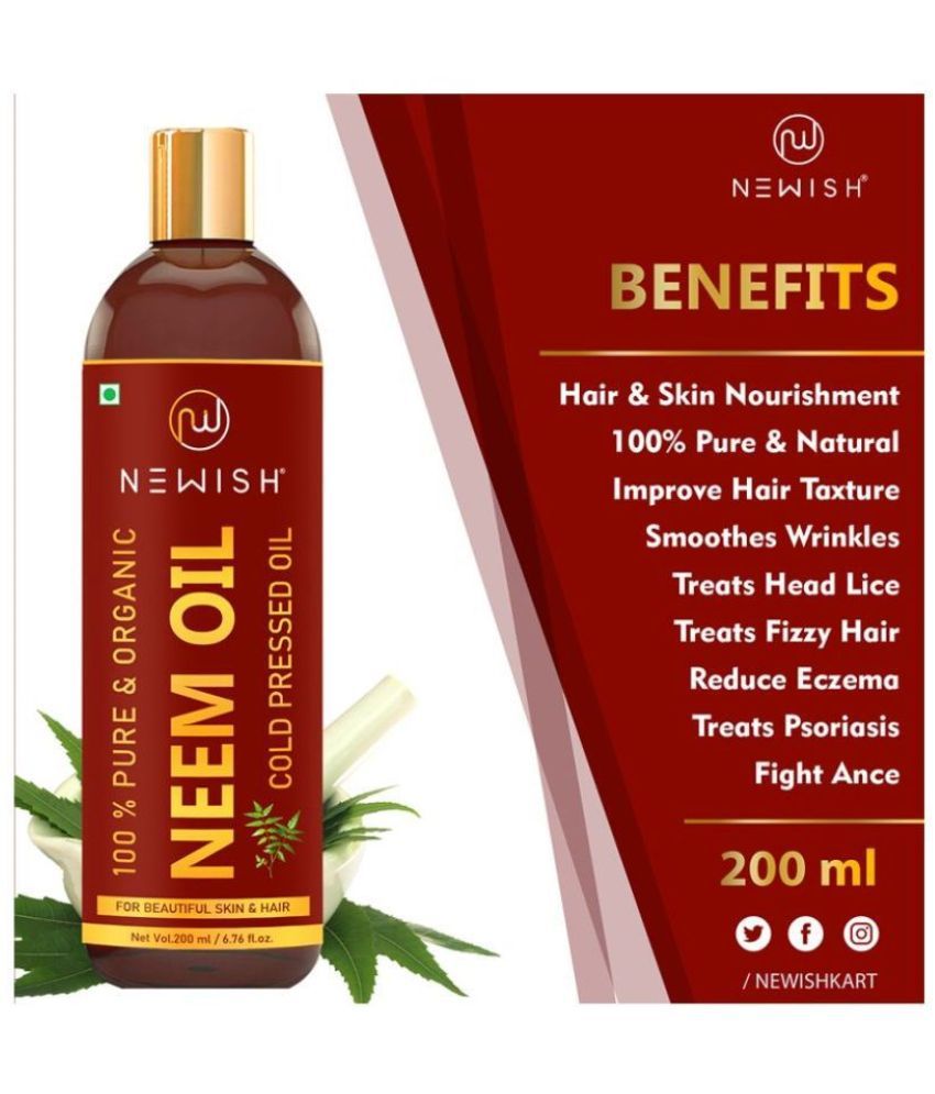 Newish Neem Oil 200 mL Buy Newish Neem Oil 200 mL at Best Prices in
