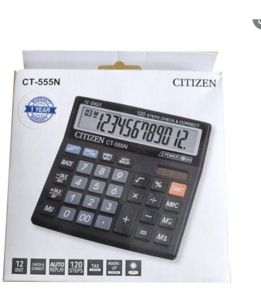     			Citizen CT 555n 12Digit Calculator