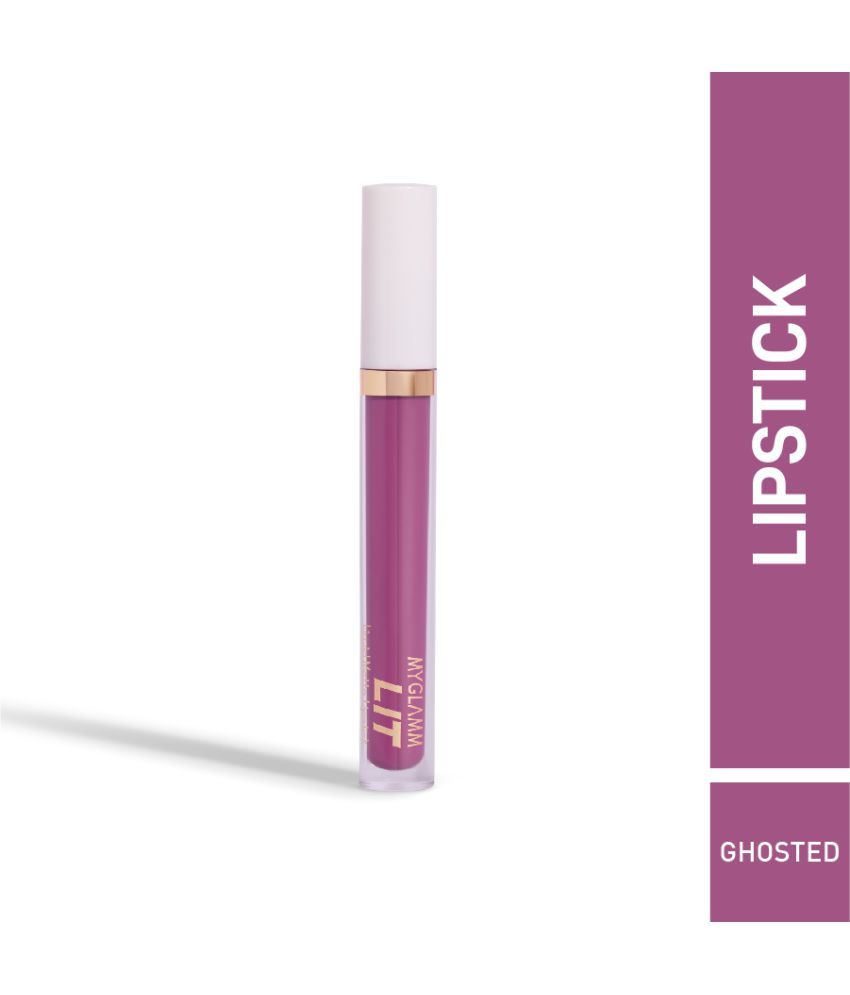     			MyGlamm LIT Liquid Matte Lipstick-Ghosted-3ml