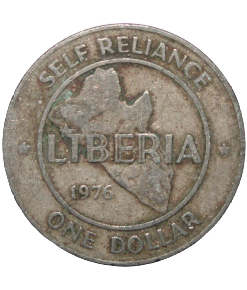     			1 Dollar (1976) "Self Reliance - W.R. Tolbert JR." Liberia Rare Coin