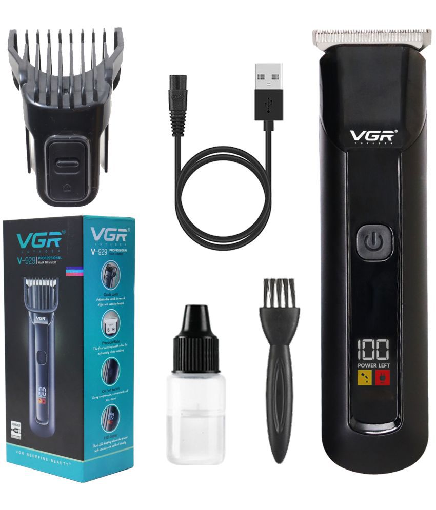 Buy vgr V-929 Hair Trimmer Beard Trimmer ( Black ) Online at Best Price ...