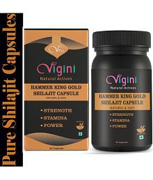 Vigini Natural Hammer King Gold Shillajit / Shilajeet 350Mg Long Time Sexual Strength Stamina Thor Power Vigour Vitality Ayurvedic Capsule Performance Supports  Titan Growth Wellness John Feel Tiger for Men Our Oil Spray Tablet Products