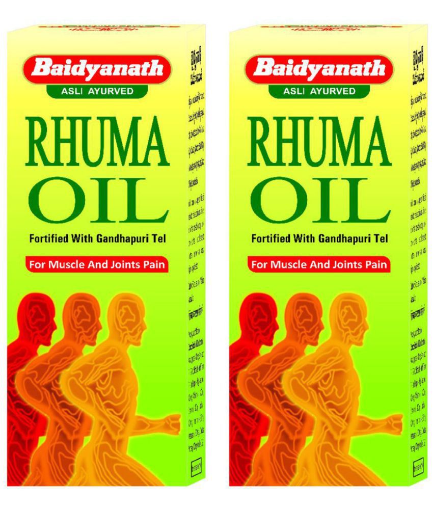     			Baidyanath Rhuma Oil, Pain Relief Oil, Joint Pain, 100ml (Pack Of 2)