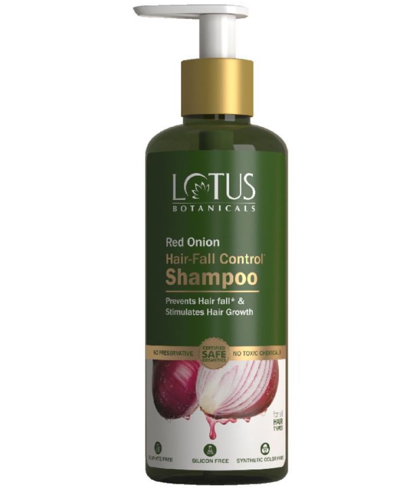     			Lotus Botanicals Red Onion Hair Fall Control Shampoo, Sulphate, Silicon & Chemical Free, 300ml