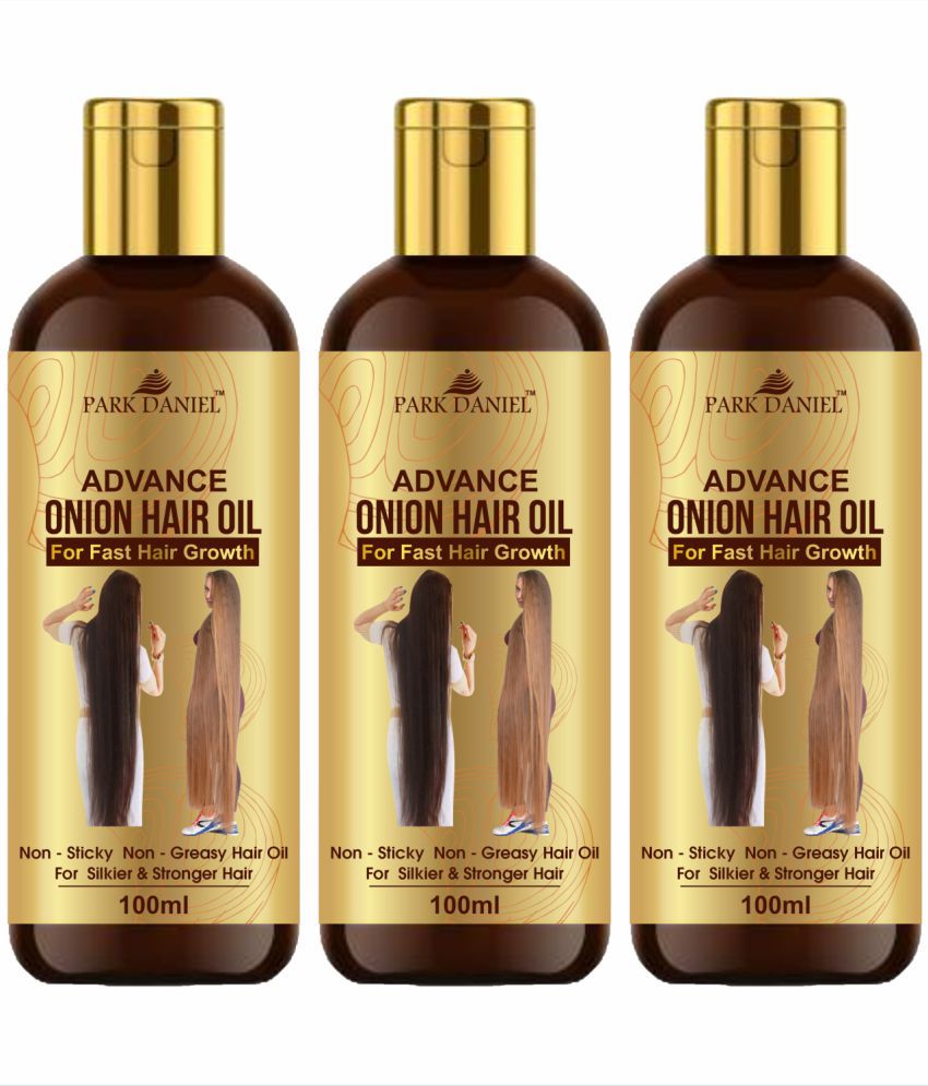     			Park Daniel Advance Onion Hair Oil-For Hair Growth & Reduces Hairfall 300 mL Pack of 3