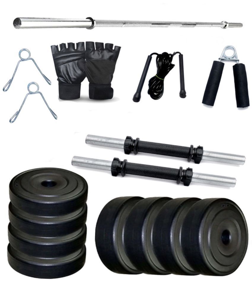 6-kg-of-pvc-weight-1-kg-x-6-6kg-3ft-plain-road-s-b-dumbbell