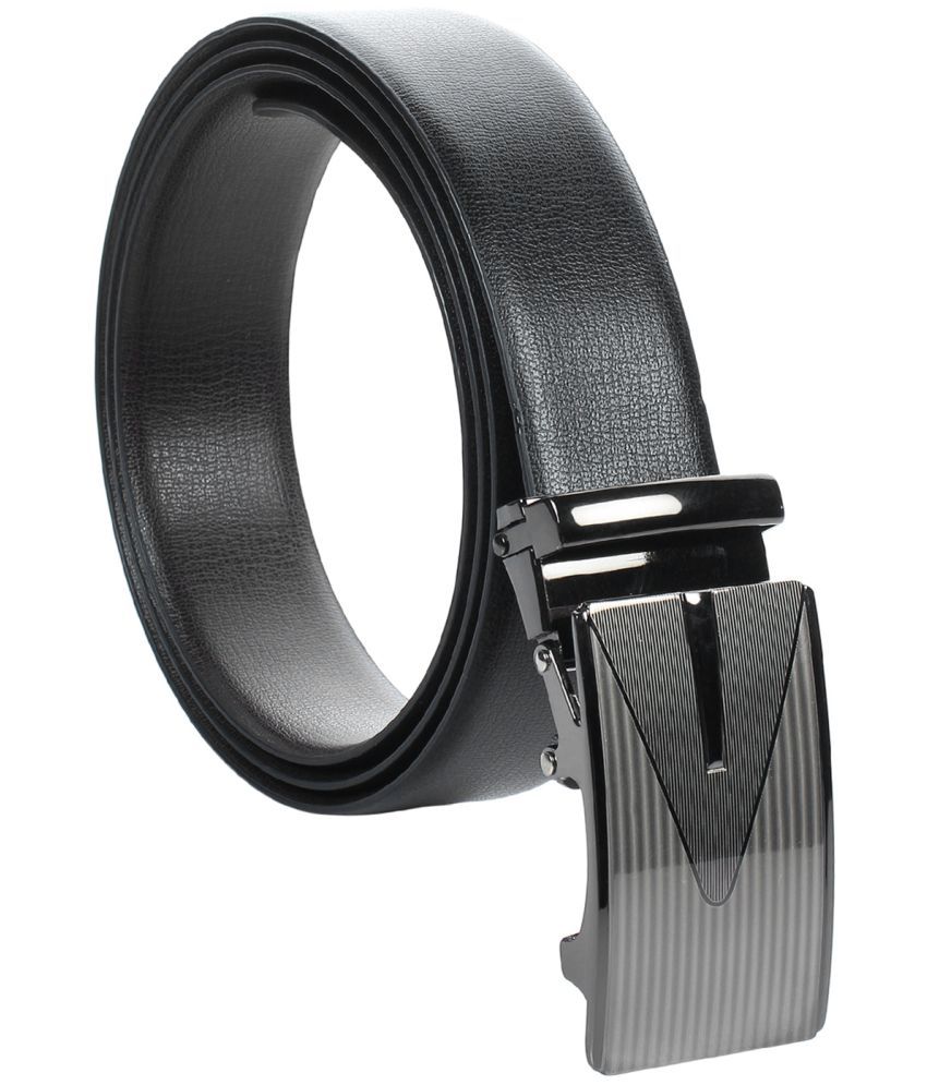     			Loopa Black PU Formal Belt Pack of 1