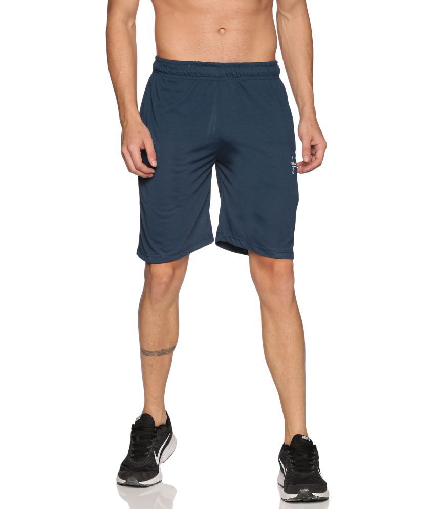     			YHA - Polyester Blue Men's Shorts ( Pack of 1 )