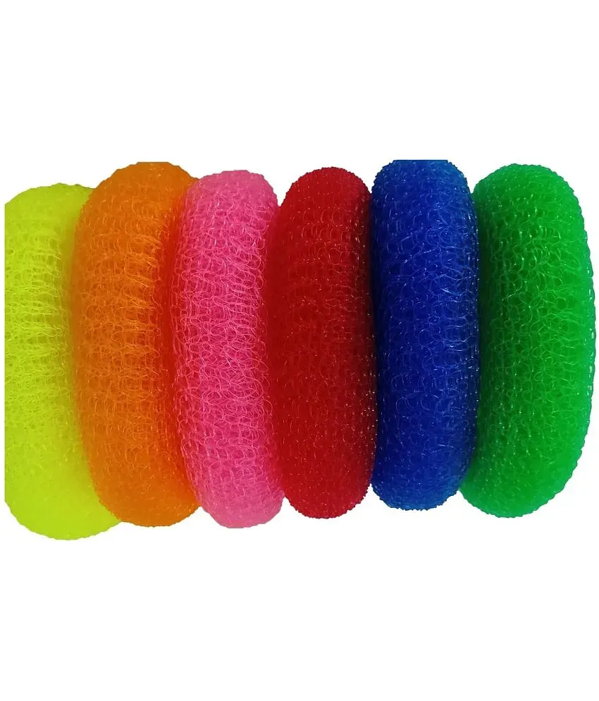 Cleaning Nylon Plastic Scrubber Bartan Juna Dish Wash and 