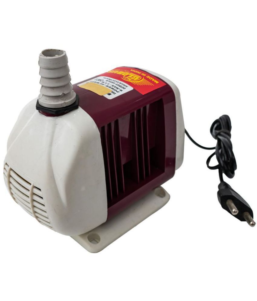     			GLOBUS SUBMERSIBLE WATER PUMP 40 WATT ( MEHROON AND WHITE ) WITH FIXED 2 PIN SOCKET.