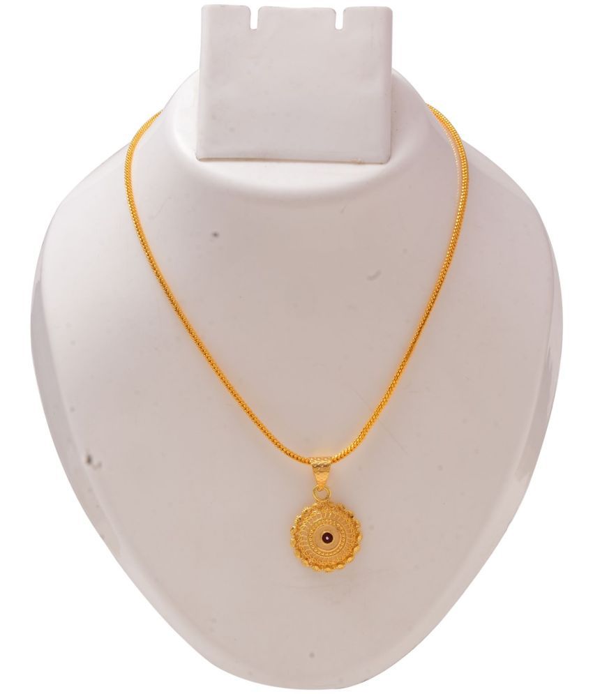     			Jewar Mandi New Design Gold Plated Locket/Pendant with Chain Daily use for Men, Women & Girls, Boys