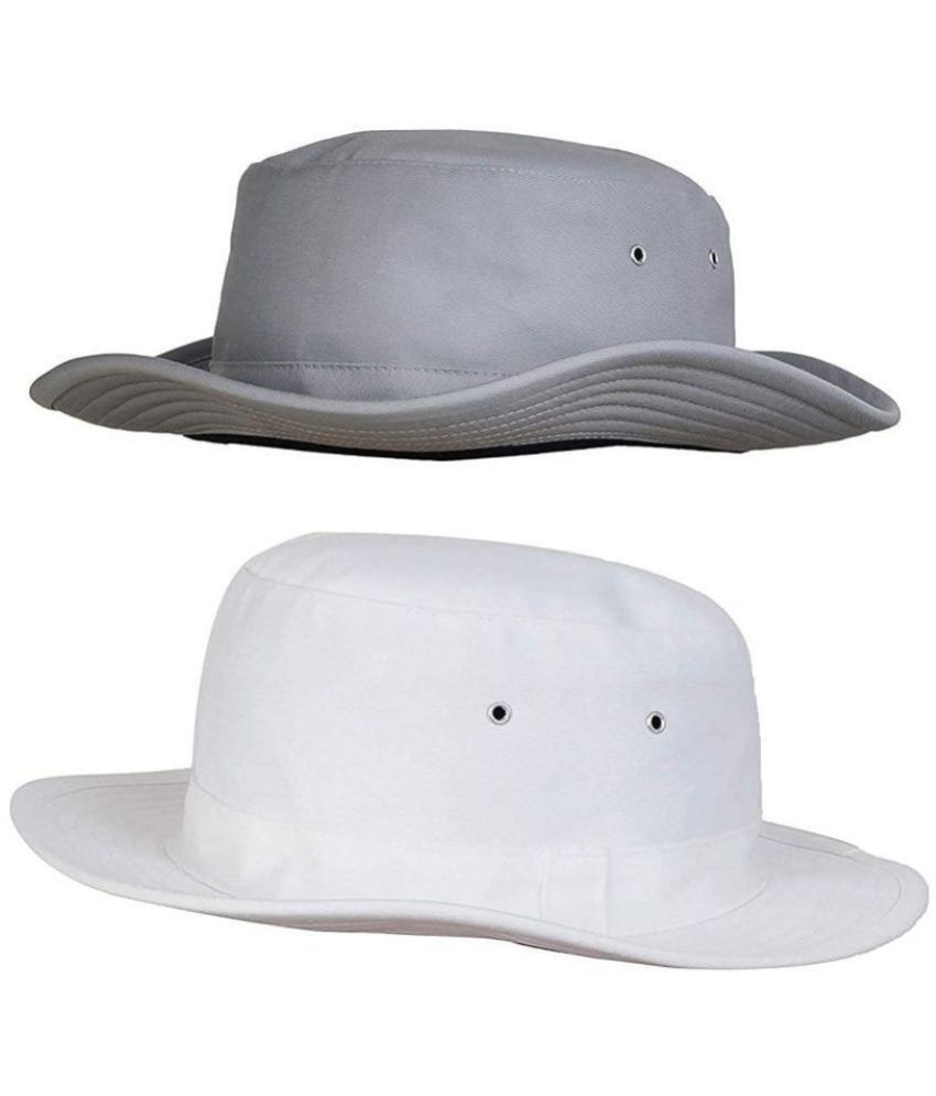     			Zacharias Gray Plain Cotton Hats