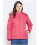 VERO AMORE Polyester Pink Parka Jackets Single