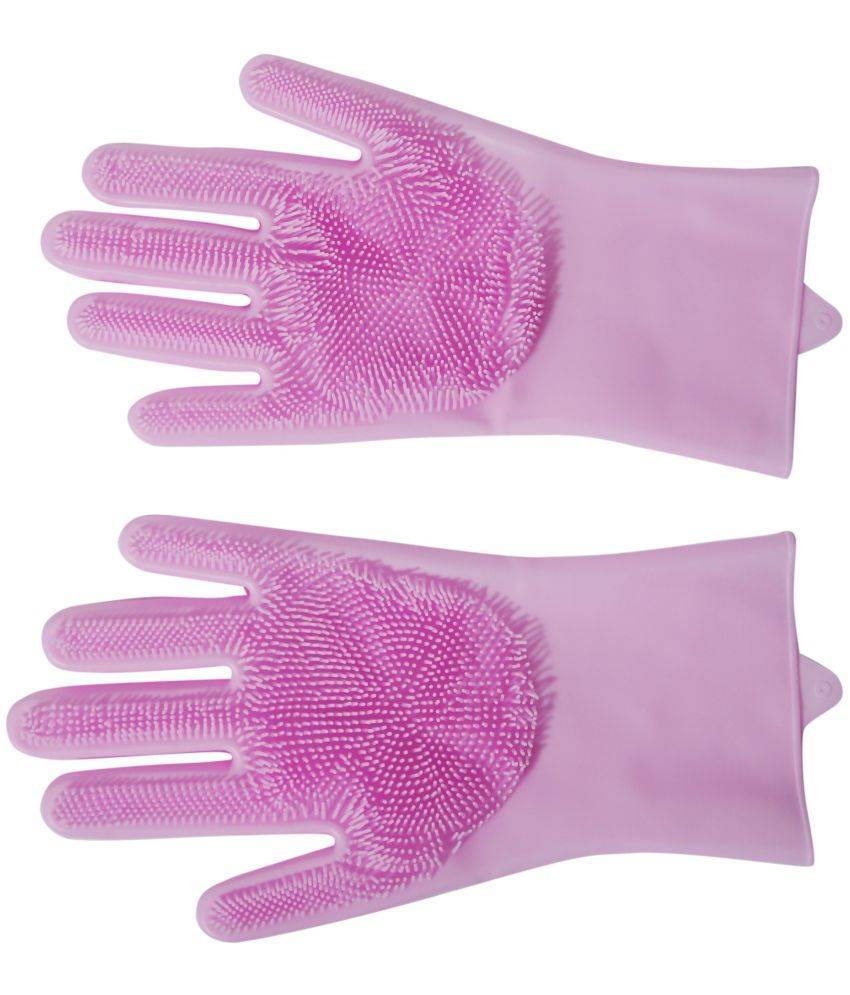     			Evohome Silicone Medium Cleaning Glove