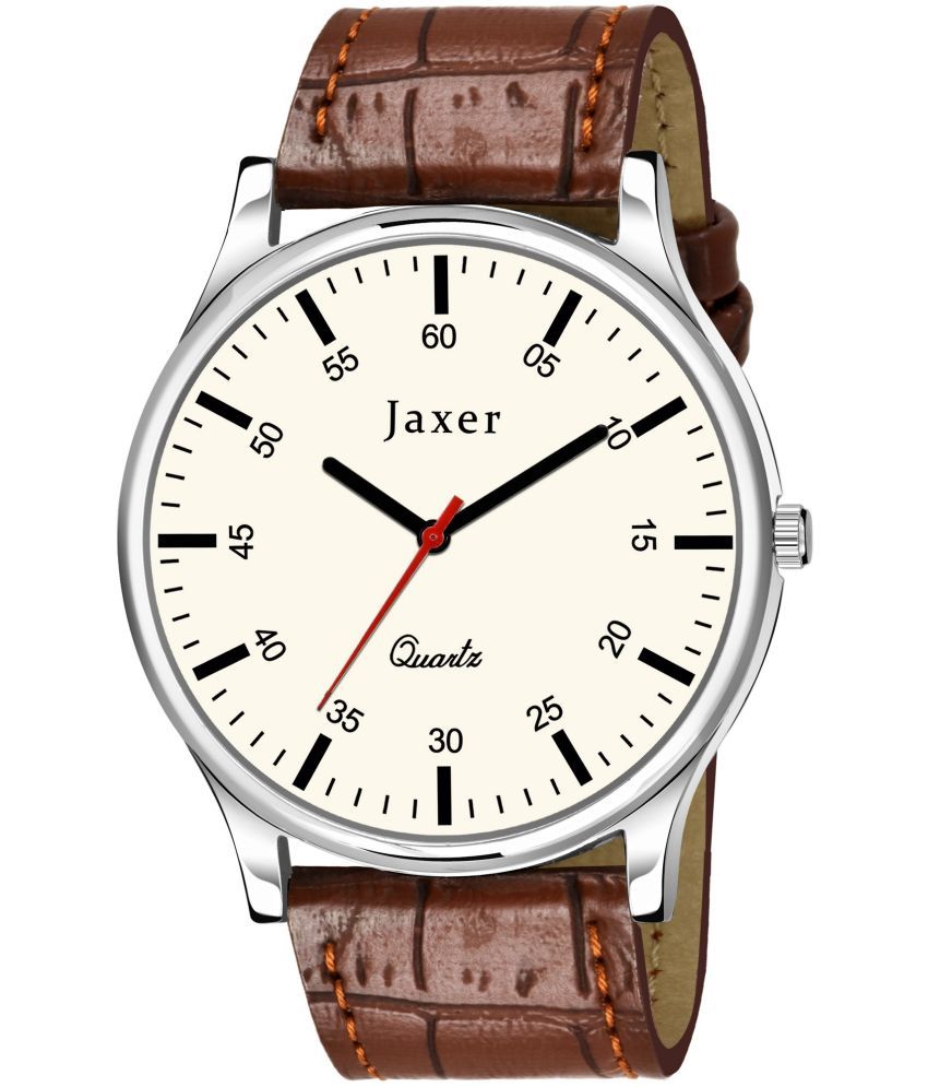     			Jaxer JXRM2148 Leather Analog Men's Watch