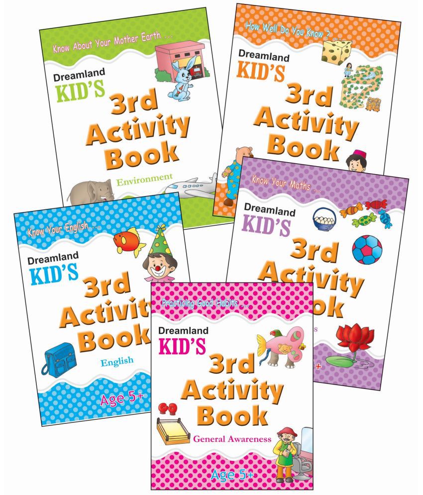     			Kid's 3rd Activity Age 5+ - Pack (5 Titles) - Interactive & Activity