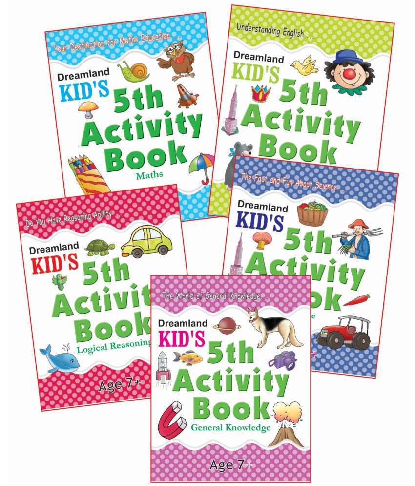    			Kid's 5th Activity Age 7+ - Pack (5 Titles) - Interactive & Activity