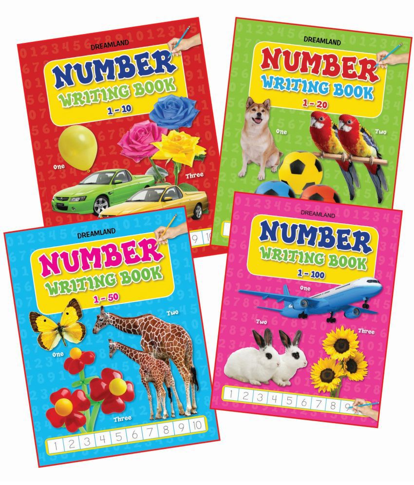     			Number  Writing book (4 titles) Pack - Early Learning