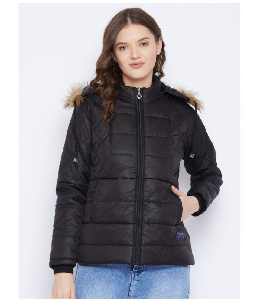     			VERO AMORE Polyester Black Parka Jackets Single