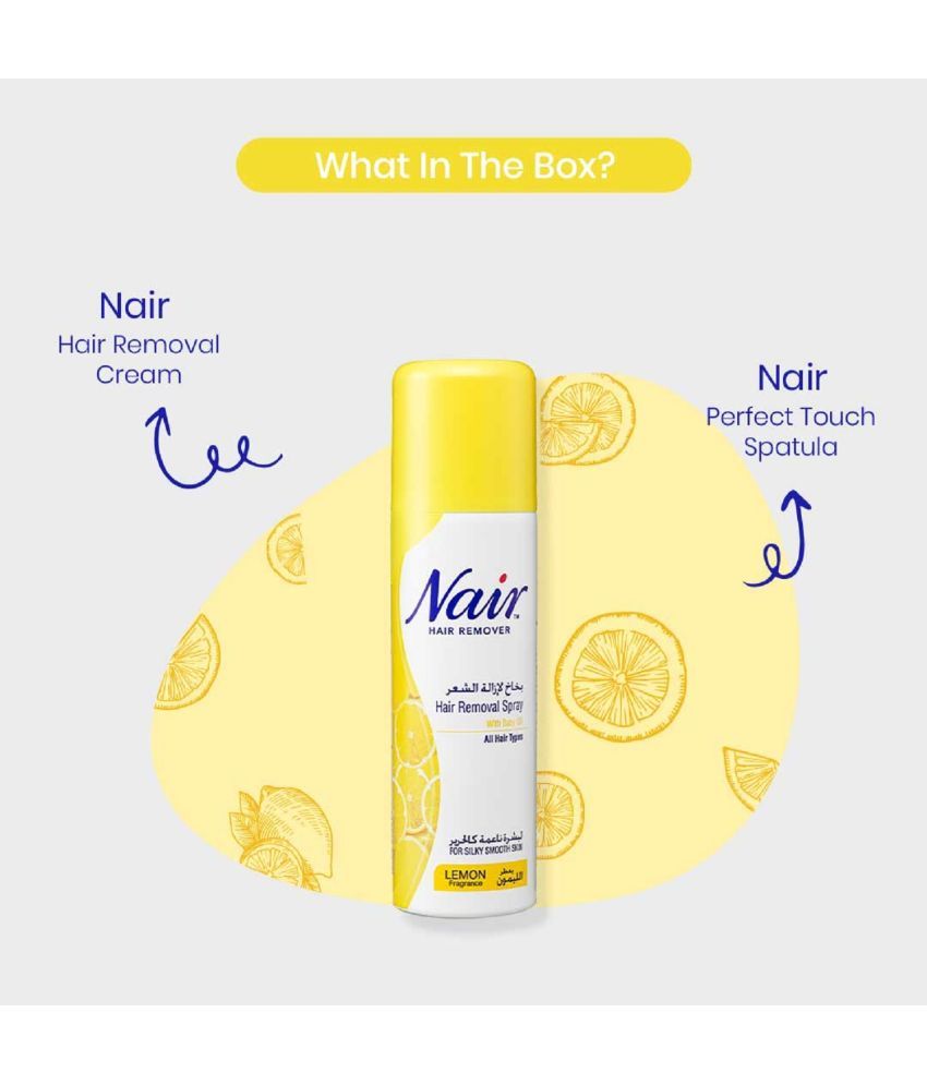 Nair Hair Removal Spray Lemon for Woman 200 g Buy Nair Hair Removal