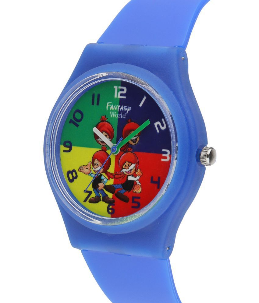 Fantasy World Analogue Chacha Chaudhary / Cartoon Character watch for kids  (watch for girls & watches for boys) - Ideal birthday gift for girls /  birthday gift for boys. Price in India:
