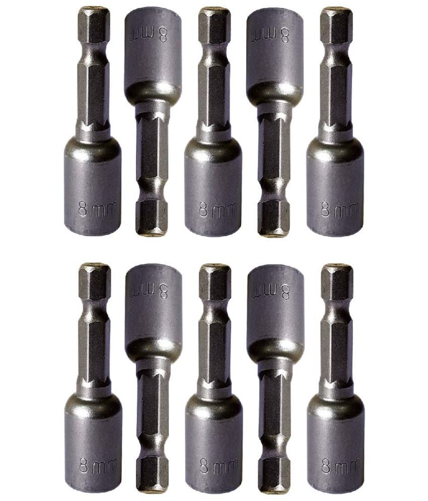     			LAXMI 8mm Magnetic Socket Set (Pack of 10) 10 Hand Tool
