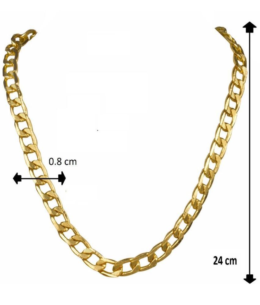 gold plated alloy chain