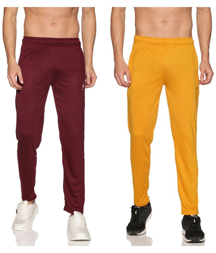 YHA - Cotton Blend Multi Men's Trackpants ( Pack of 2 )