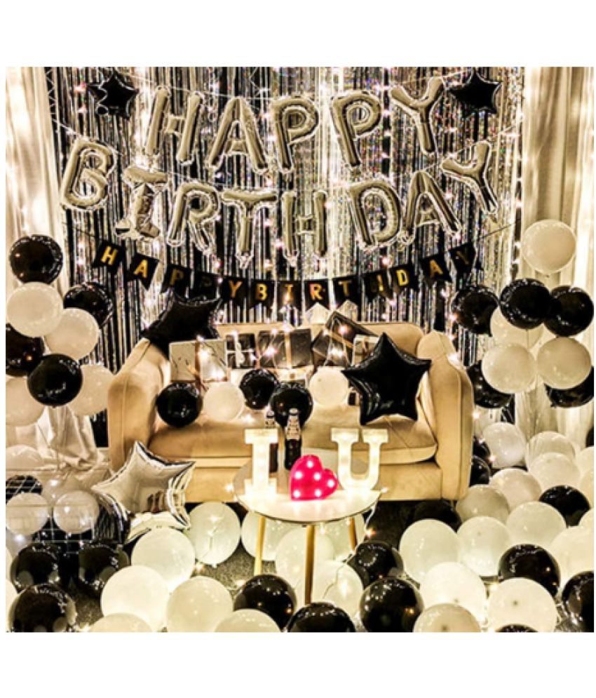     			Blooms EventHappy Birthday Theme Decoration Balloon Kit Combo -38 pc