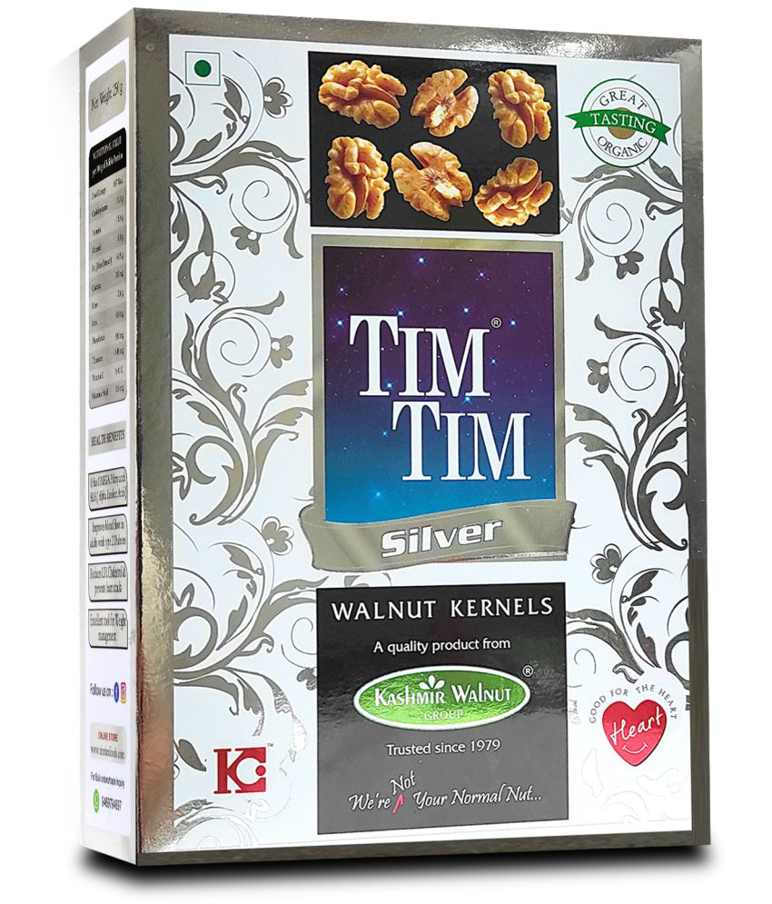     			Tim Tim Organic Silver Halves Walnuts Kernels, 250g