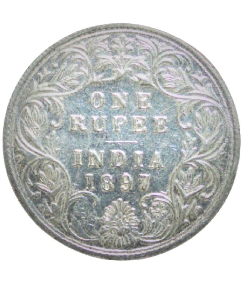     			1 Rupee (1897) "Victoria Empress" British India Rare Coin