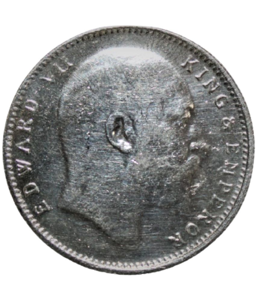     			1 Rupee (1908) "Edward VII King & Emperor" - British India Rare Coin