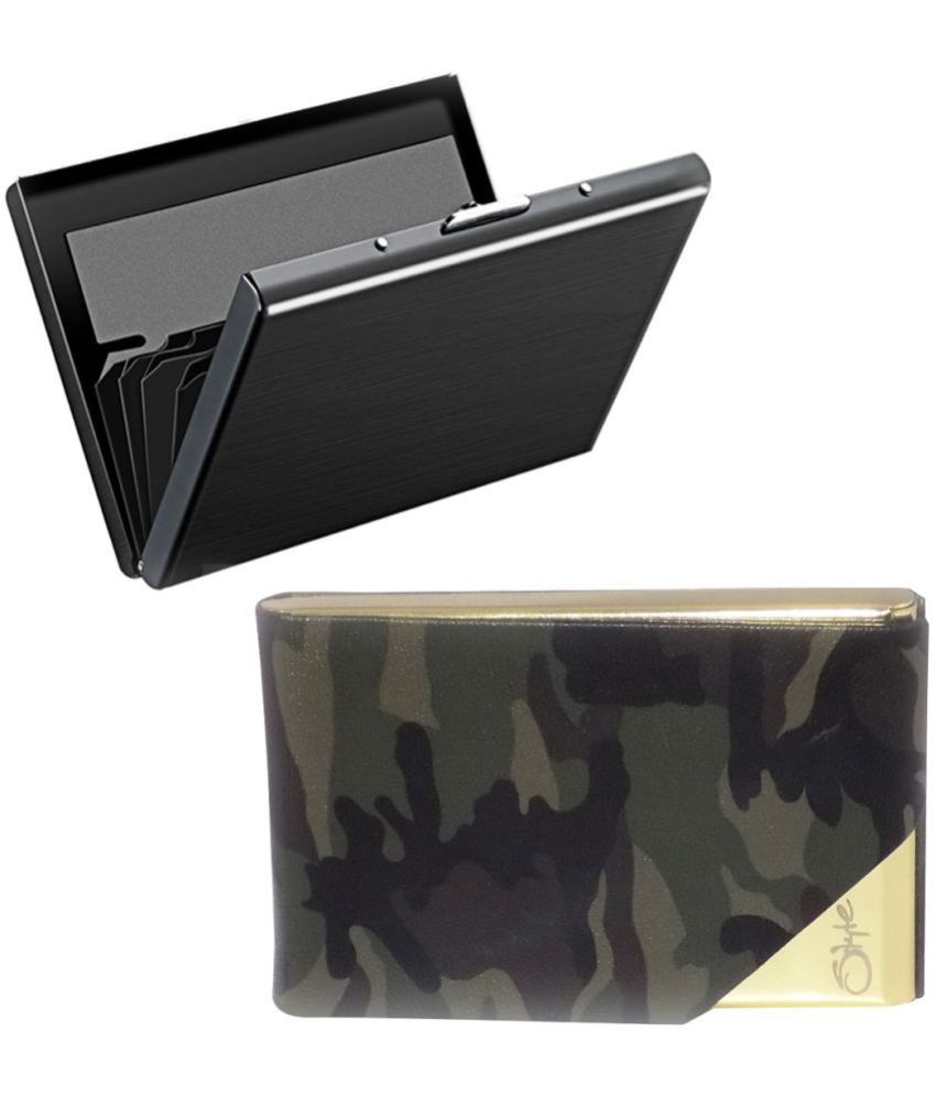     			Styel 98 Combo of 2|High Quality Stylish Wallet for Men & Women 6 Card Holder
