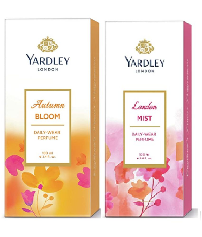     			YARDLEY LONDON 1 AUTUMAN BLOOM DAILY WEAR PERFUME 100 ML, & 1 LONDON MIST DAILY WEAR PERFUME , 100 ML ,PACK OF 2 .