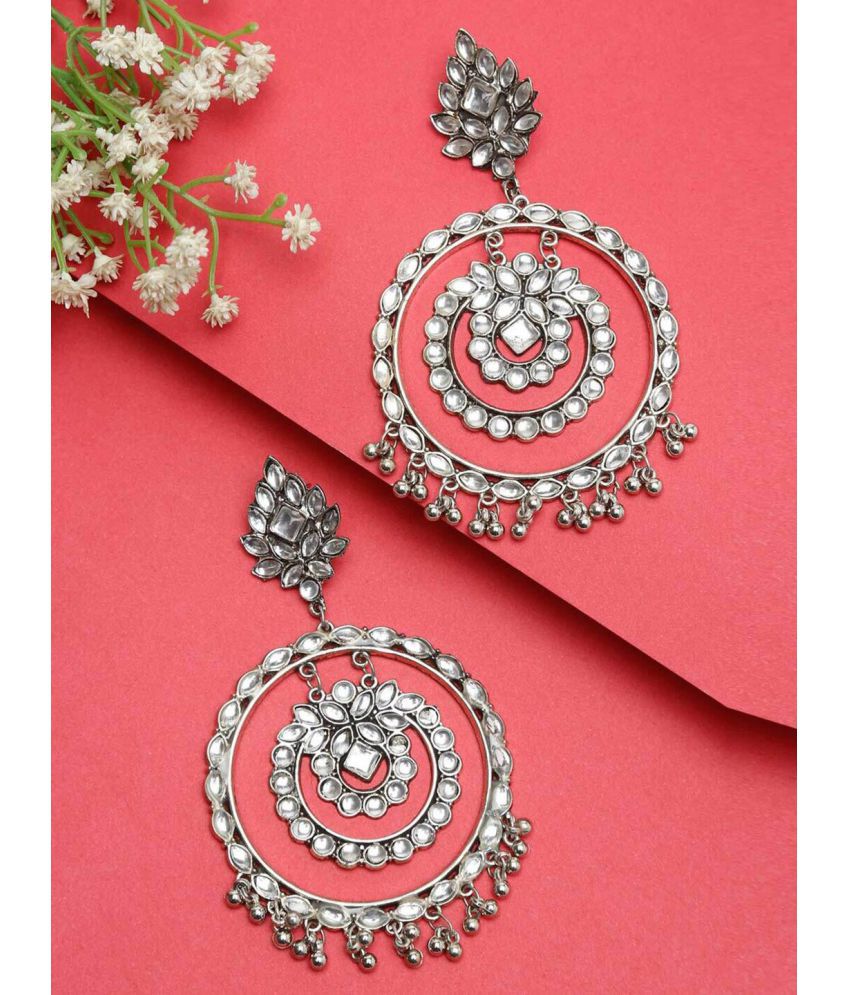     			Aadiyatri Large Chandbali Earrings for women