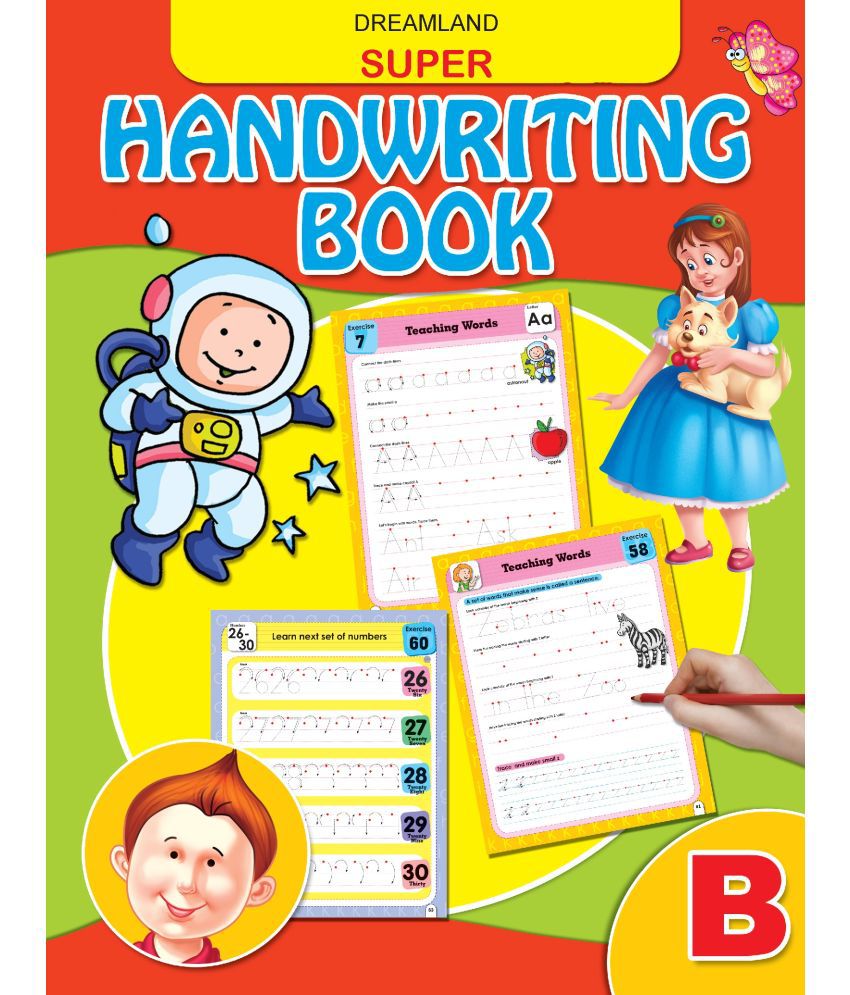     			Super Hand Writing Book Part - B - Early Learning Book