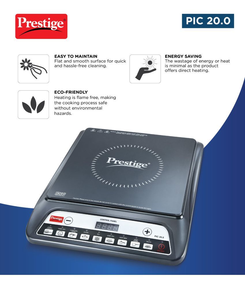 Prestige InductiCooktop PIC20 1200 Watt Induction Cooktop Price in
