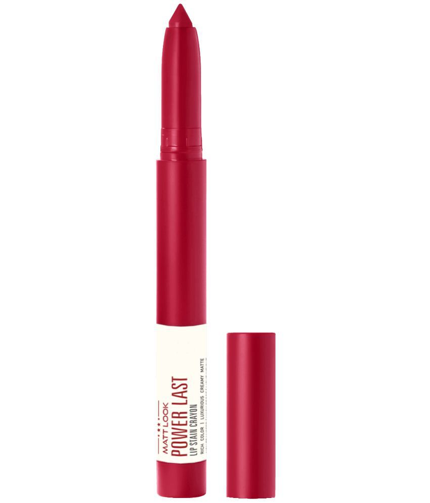     			Mattlook Power Last Lip Stain Crayon Lipstick| Rich Color | Non Transfer | Mask Proof | Luxurious Creamy Matte, Pink Necktar (2.0gm)