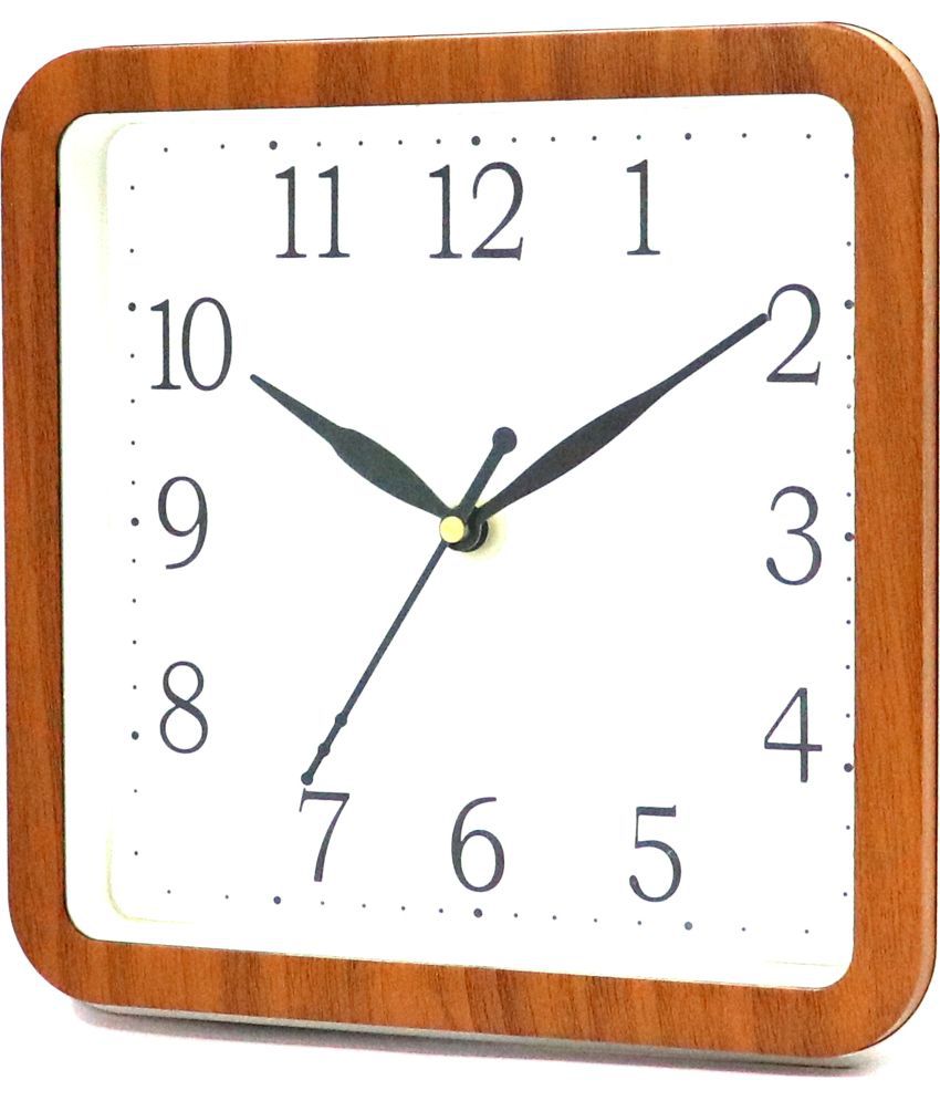     			Sigaram Square Analog Wall Clock ( 4 x 19 cm )