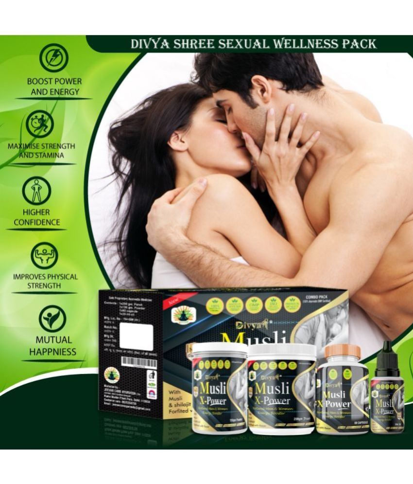     			Divya Shree Musli X Power, Increases Sexual Stamina, Erection, Performance and Libido for Men and Women