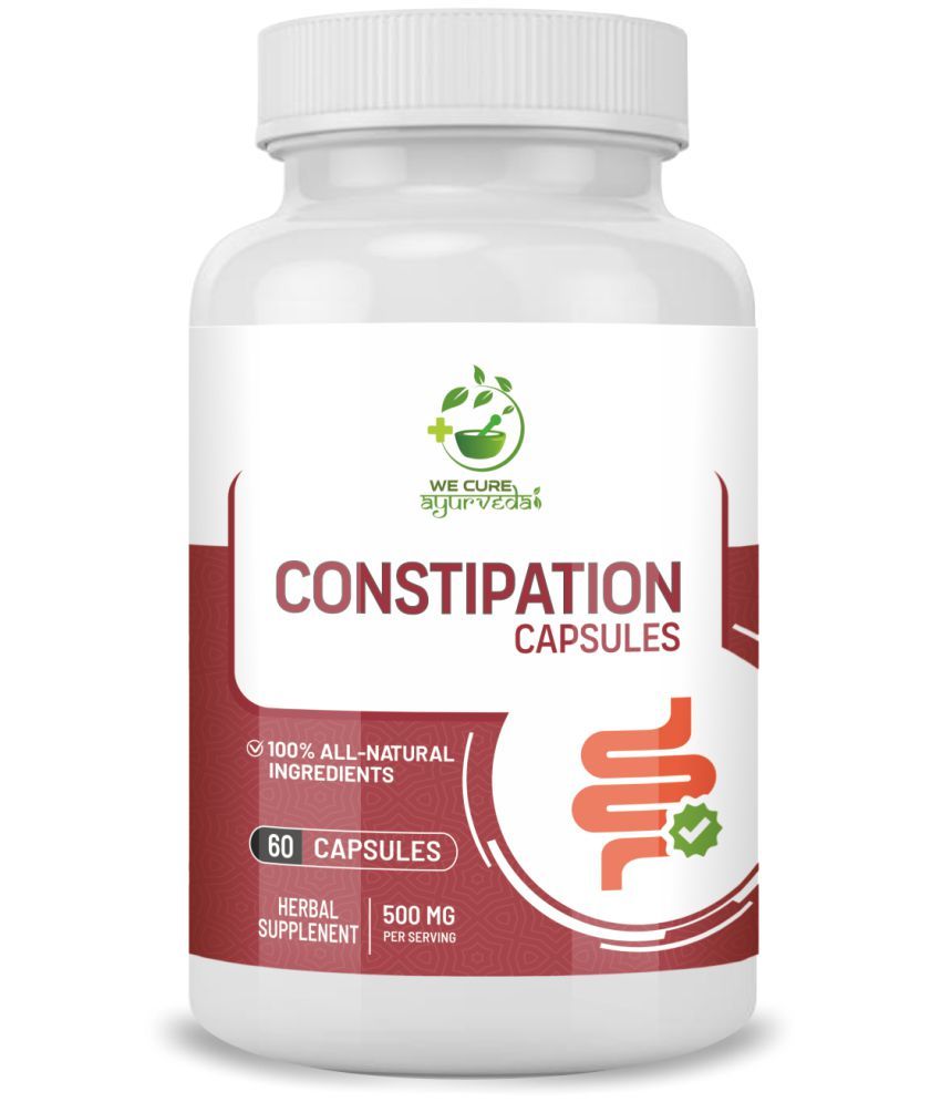 WECURE AYURVEDA Constipation Capsules Relief in Constipation & Acidity Capsules 60 Capsules 60