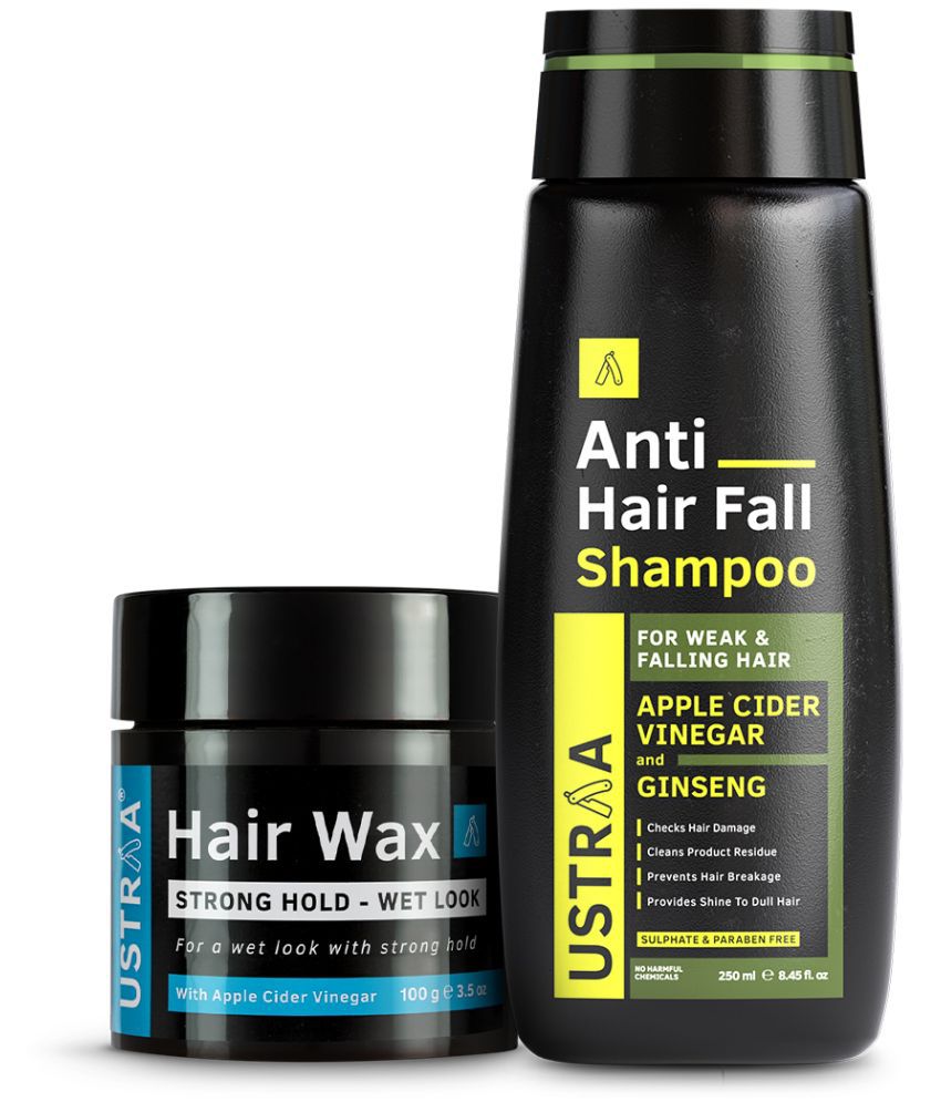     			Ustraa Hair Wax Wet Look - 100g & Anti Hair Fall Shampoo - 250ml