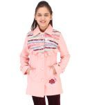 Cutecumber Girls Fleece Denim Jackets For ( Pack of 1 , Pink )