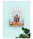 Home Sparkle White Wood Hanging Mandir