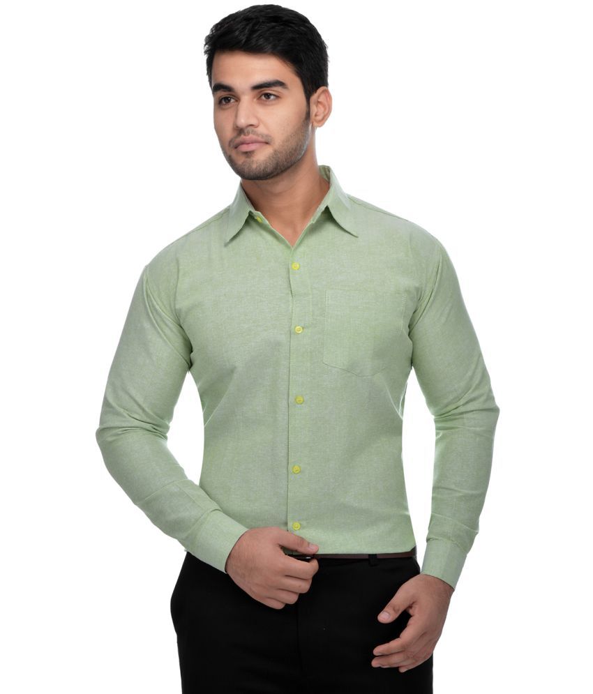     			RIAG 100 Percent Cotton Green Shirt Single