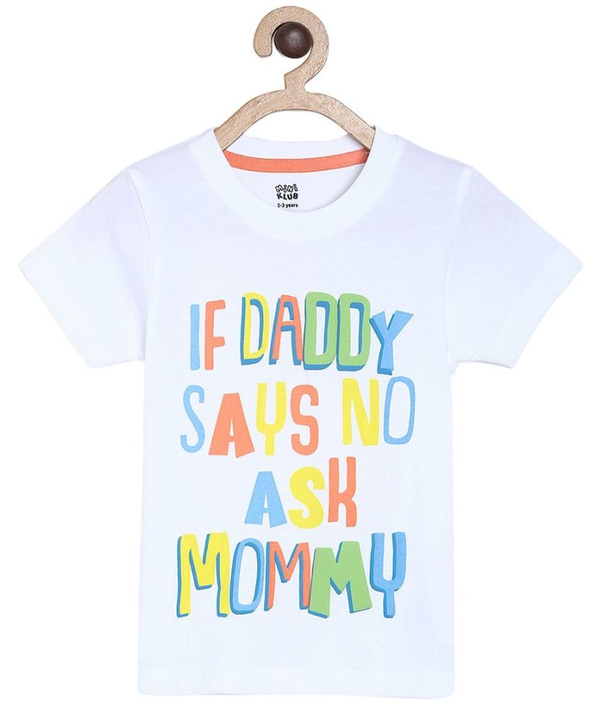     			MINIKLUB Baby Boy White Color T-Shirt