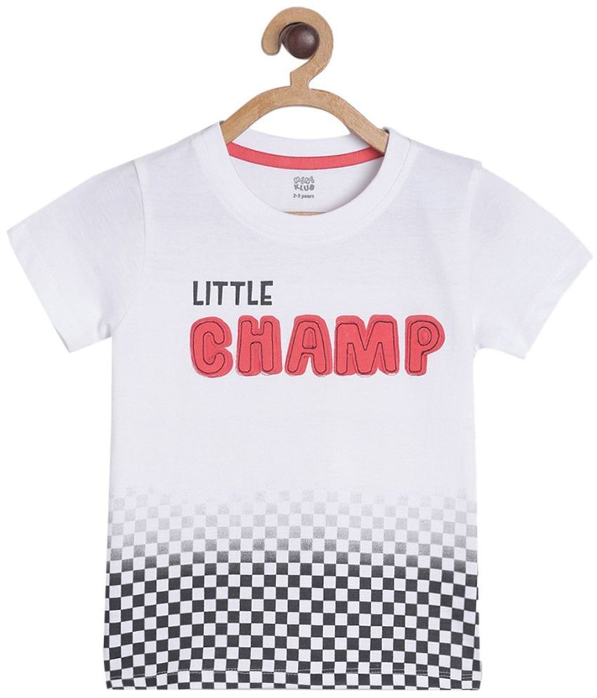     			MINIKLUB Baby Boy White Color T-Shirt