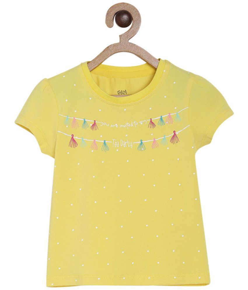     			MINIKLUB Baby Girl Yellow Color Knit Top