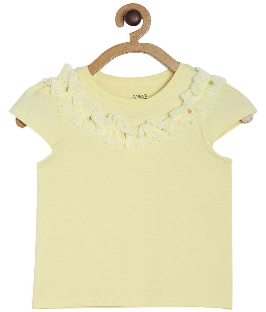     			MINIKLUB Baby Girl Yellow Color Knit Top