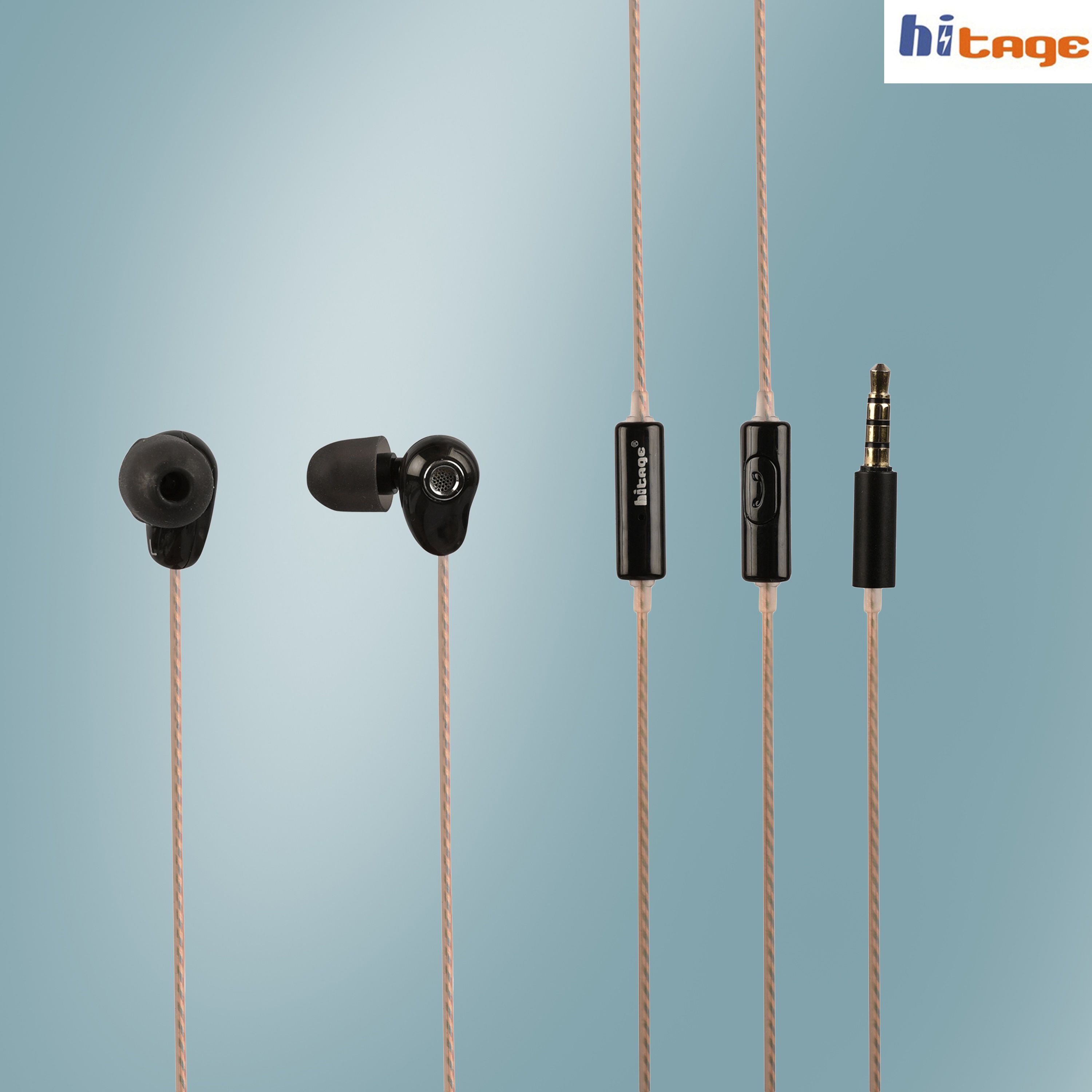 Nine9 Dual Driver In Ear Wired Earphones With Mic- Compatible with Xiaomi,...